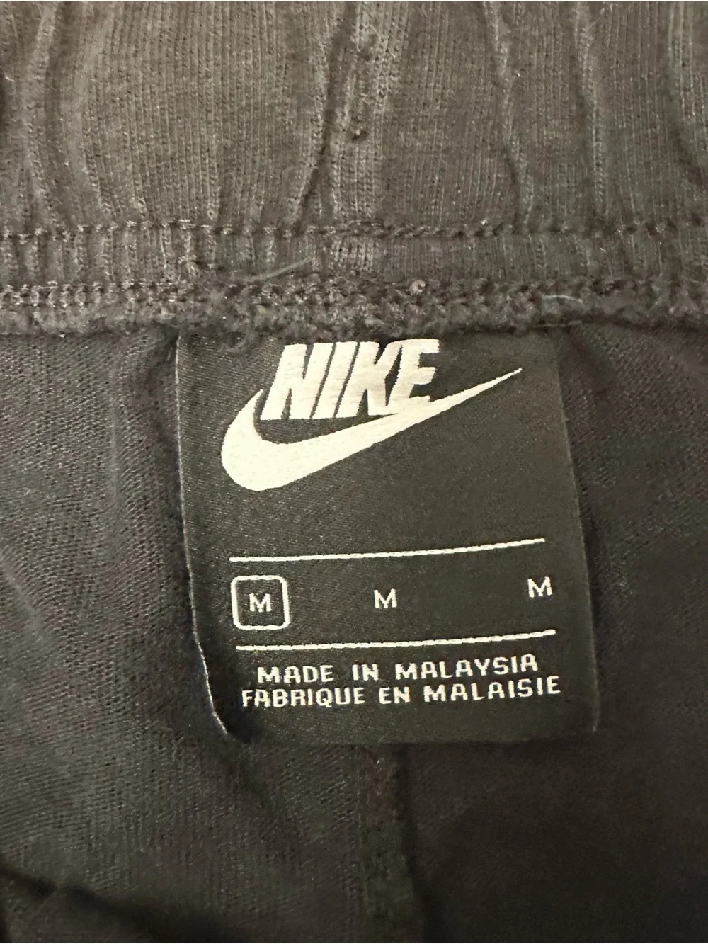 Nike Pants Men's Medium Black Sportswear Club Jersey Joggers Active BV2762-010